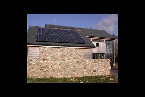 We added a 2.1 kWp photovoltaic array using the LCBP grant scheme.